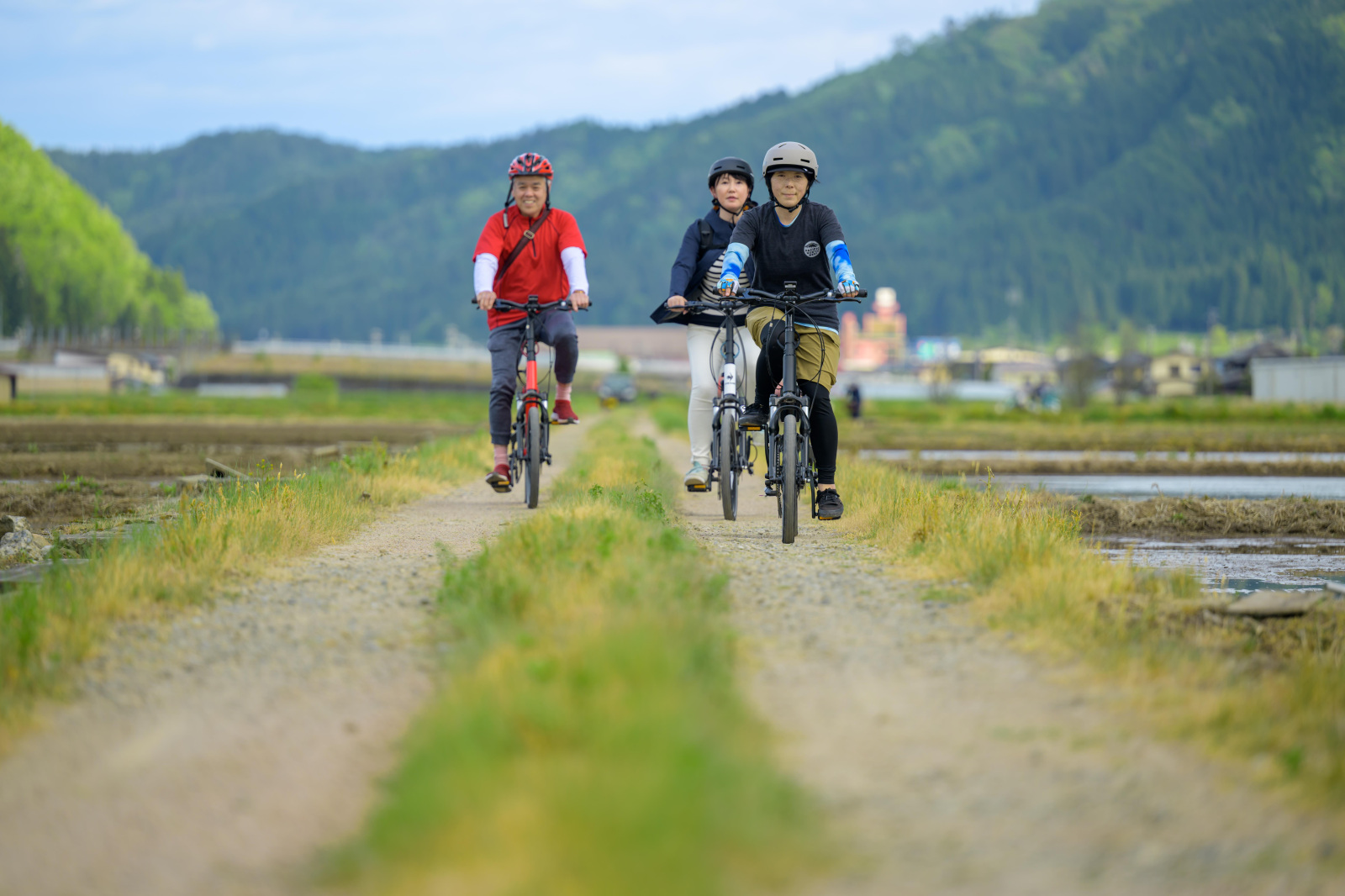 国府の田園風景をサイクリングで楽しむ