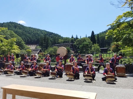 愛知県立松陰高等学校和太鼓部による演奏発表